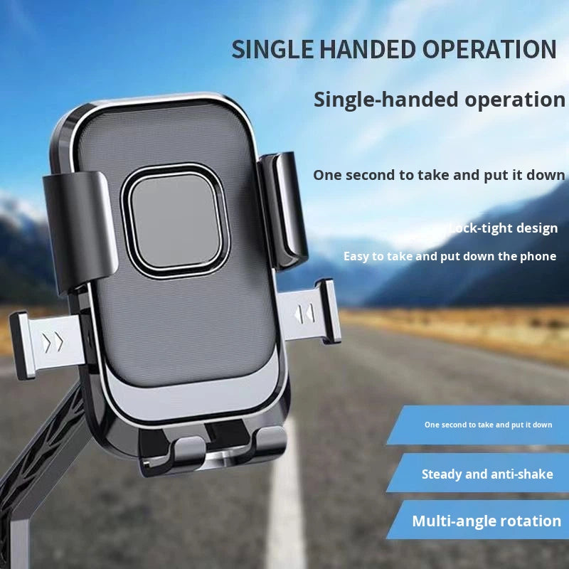 Dexur Shock-Absorbing Bike Phone Mount & GPS Holder