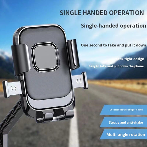 Dexur Shock-Absorbing Bike Phone Mount & GPS Holder